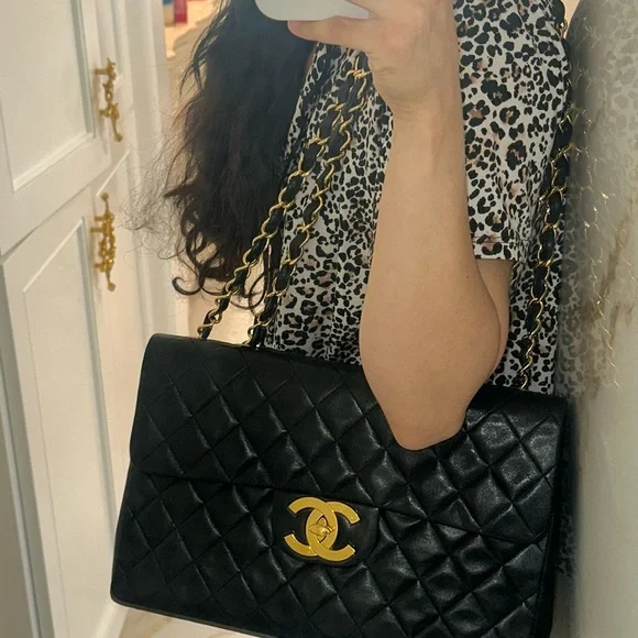 Chanel Black Quilted Leather Bag - Picture 12 of 12